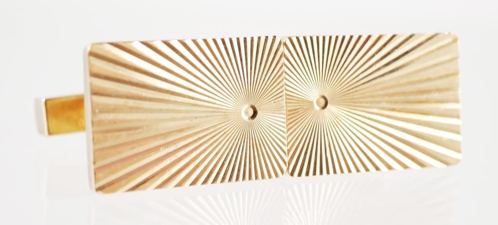 PAIR TIFFANY & CO 14K YELLOW GOLD