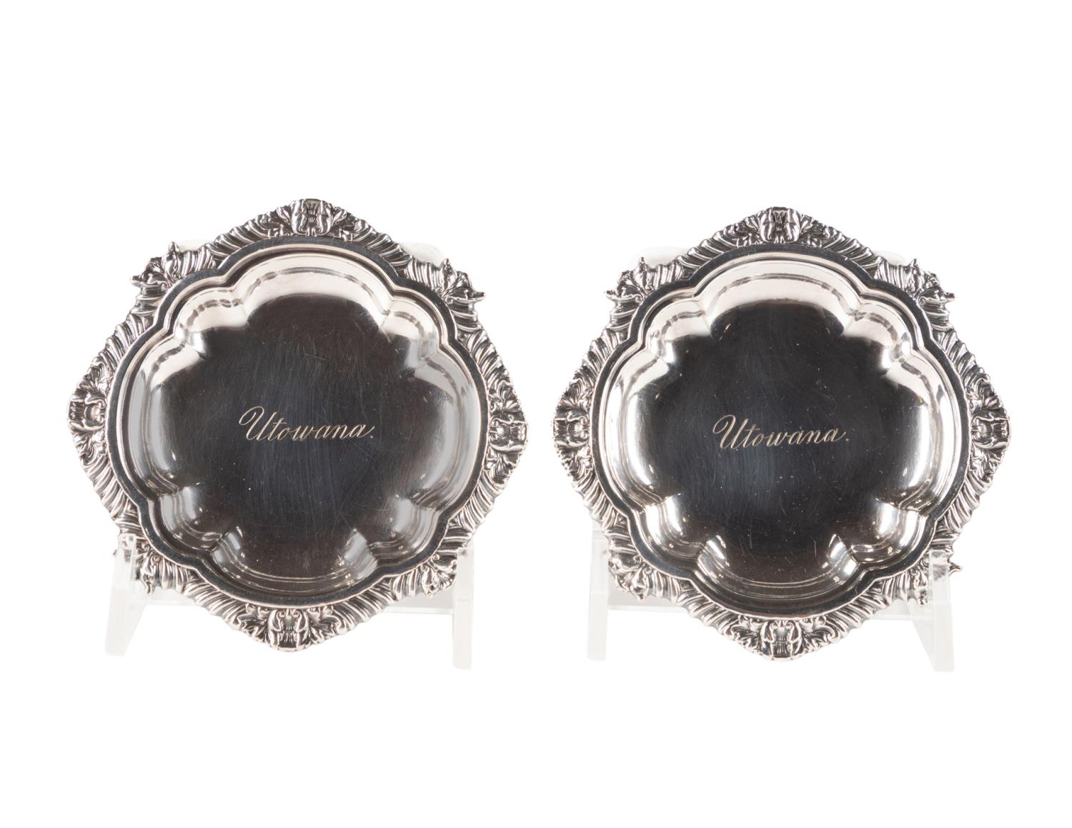 PAIR TIFFANY & CO. 'UTOWANA' PLATED