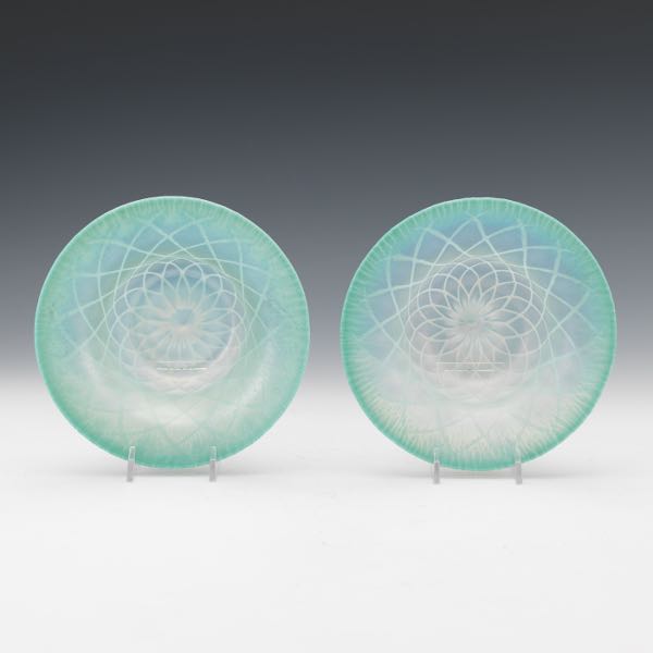 PAIR TIFFANY SIGNED FAVRILLE