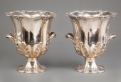 PAIR T.J. CRESWICK SILVERPLATE