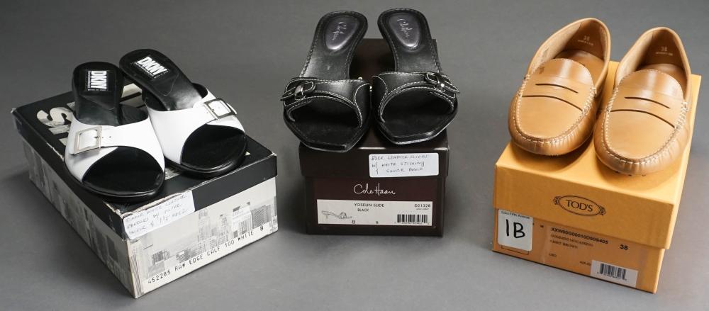 PAIR TOD'S MOCCASINS (SIZE 38),