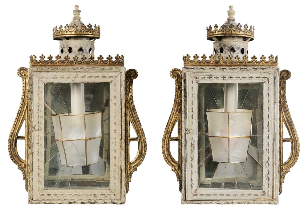 Pair Toleware Mirror-Back