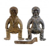 Pair Tozer Engine Co. cast-iro