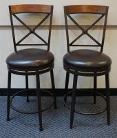 PAIR TUBULAR METAL REVOLVING S