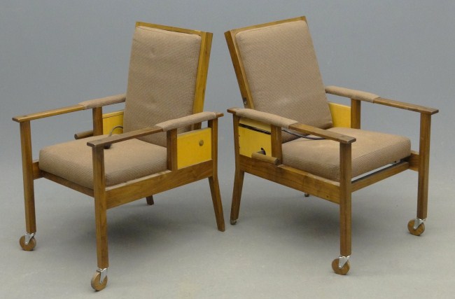 Pair unusual Mid Century