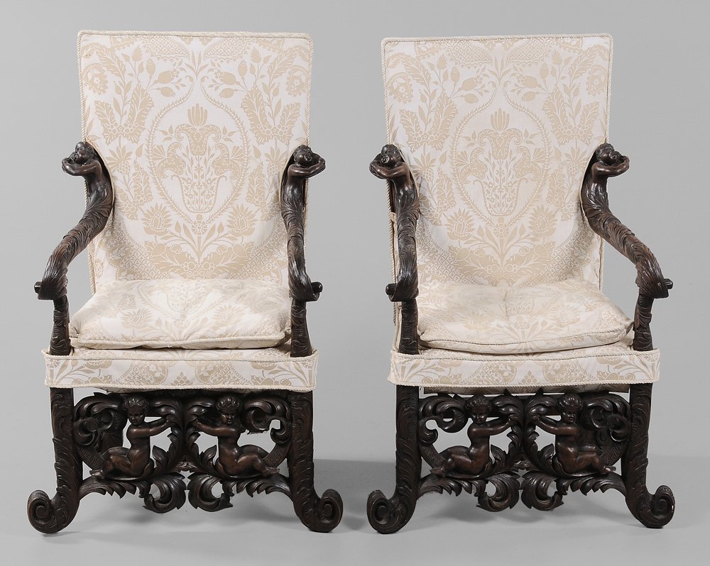 Pair Venetian Baroque Style