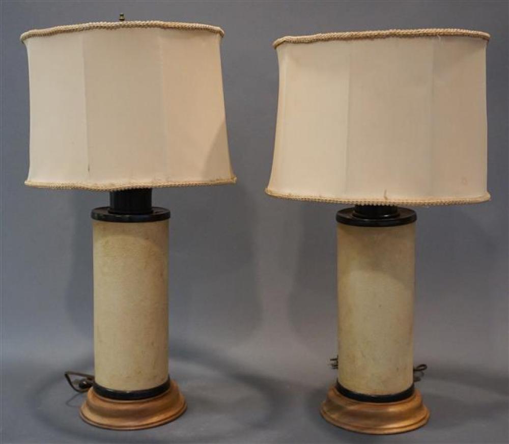 PAIR VICTOR PROETZ CREAM TEXTURED