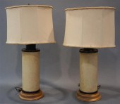 PAIR VICTOR PROETZ CREAM TEXTU