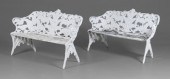 Pair Victorian Cast Iron Garde