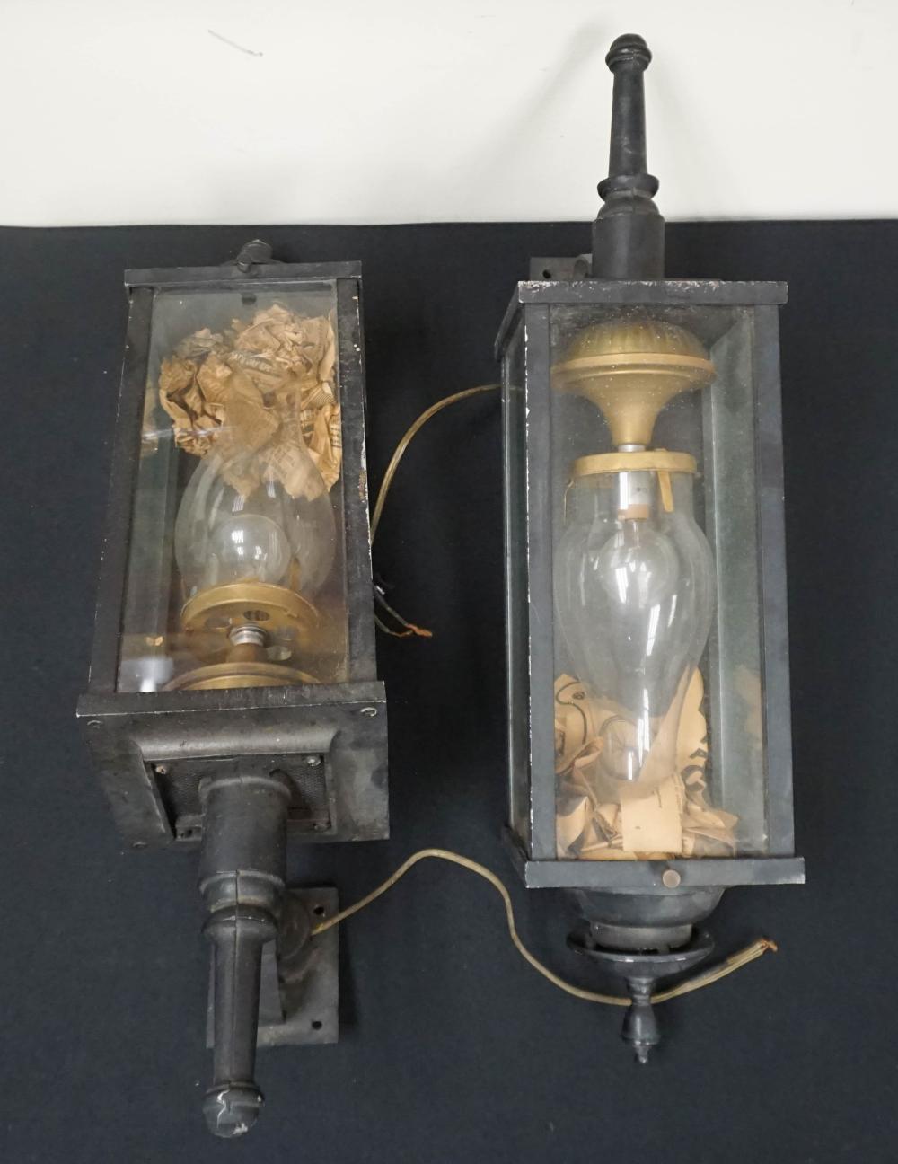 PAIR VICTORIAN ELECTRIC HANGING