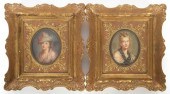 PAIR VICTORIAN MINIATURE PORTR