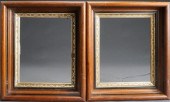 PAIR VICTORIAN PARCEL GILT WAL