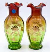 Pair Victorian Rubina Verde De