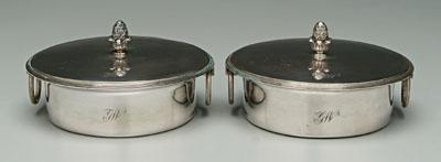 Pair Viennese silver