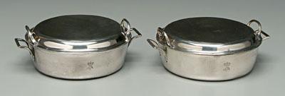 Pair Viennese silver