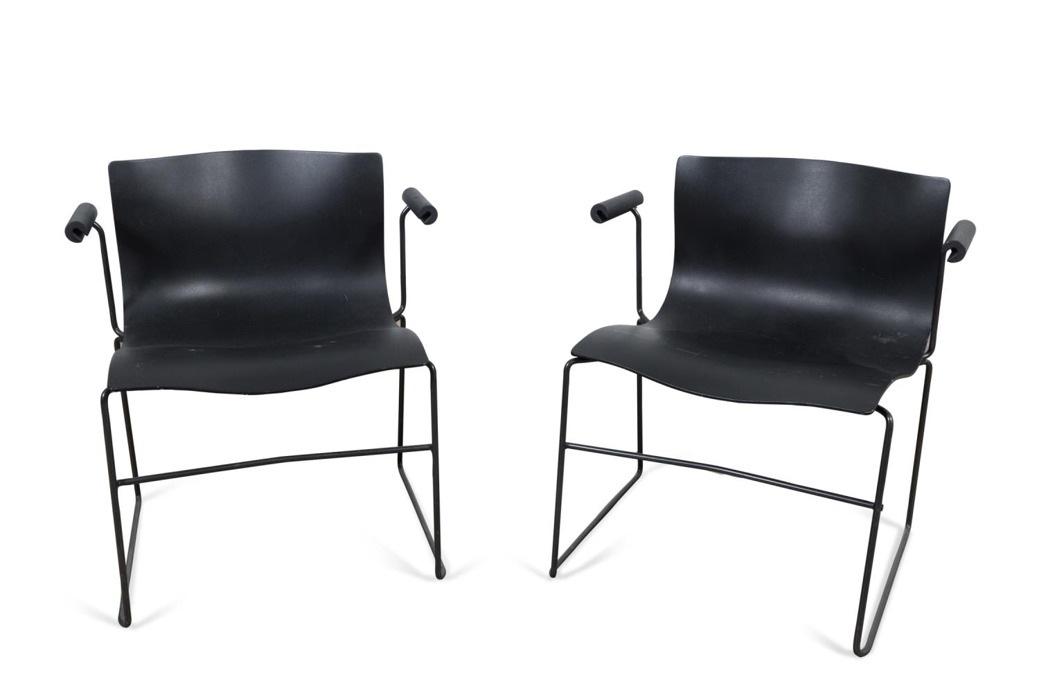 PAIR VIGNELLI FOR KNOLL BLACK
