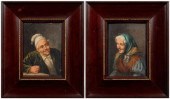 Pair Vincenzo Busciolano paint