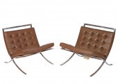 PAIR VINTAGE BARCELONA CHAIRS