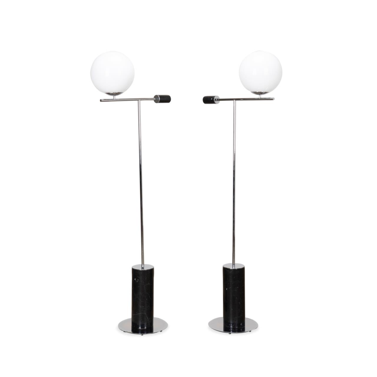 PAIR VINTAGE DOMUS MODERN BLACK