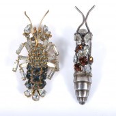 PAIR VINTAGE FRENCH DEPOSE ART