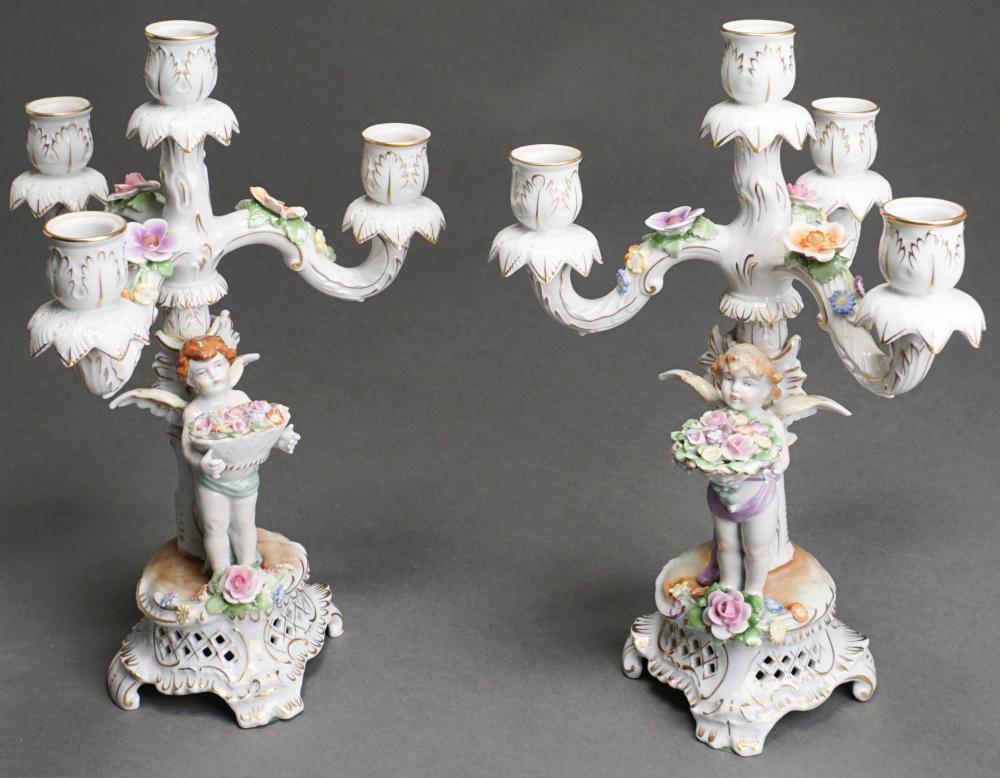PAIR VON SCHIERHOLZ PAINTED
