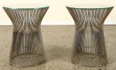 PAIR WARREN PLATNER FOR KNOLL
