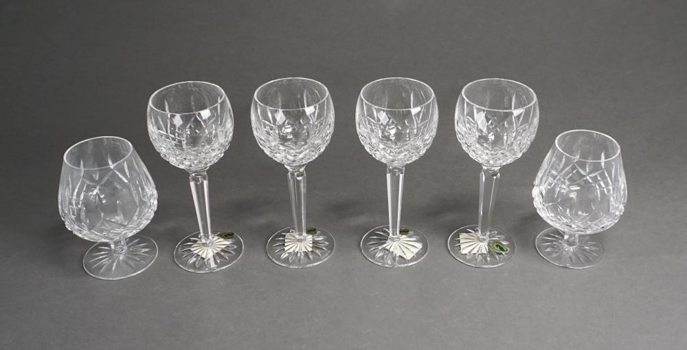 PAIR WATERFORD CRYSTAL 'LISMORE'