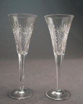 PAIR WATERFORD CRYSTAL 'MILLEN