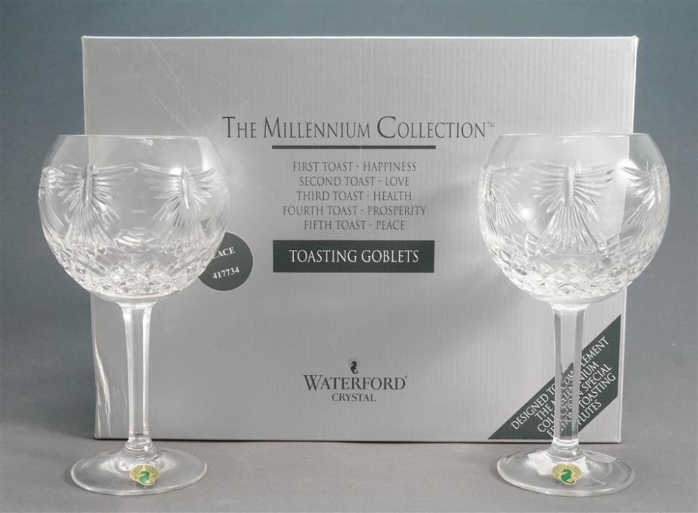 PAIR WATERFORD CRYSTAL THE