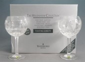 PAIR WATERFORD CRYSTAL THE MIL