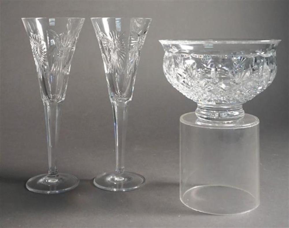PAIR WATERFORD CRYSTAL TOASTING