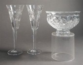 PAIR WATERFORD CRYSTAL TOASTIN