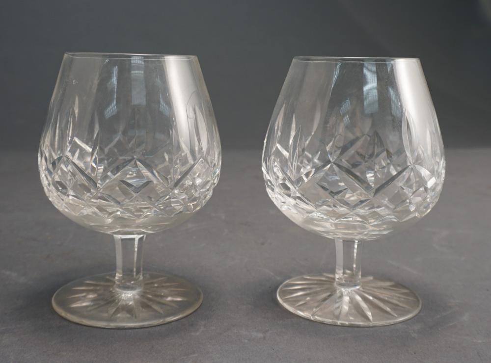 PAIR WATERFORD CUT CRYSTAL