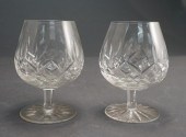 PAIR WATERFORD CUT CRYSTAL 'LI