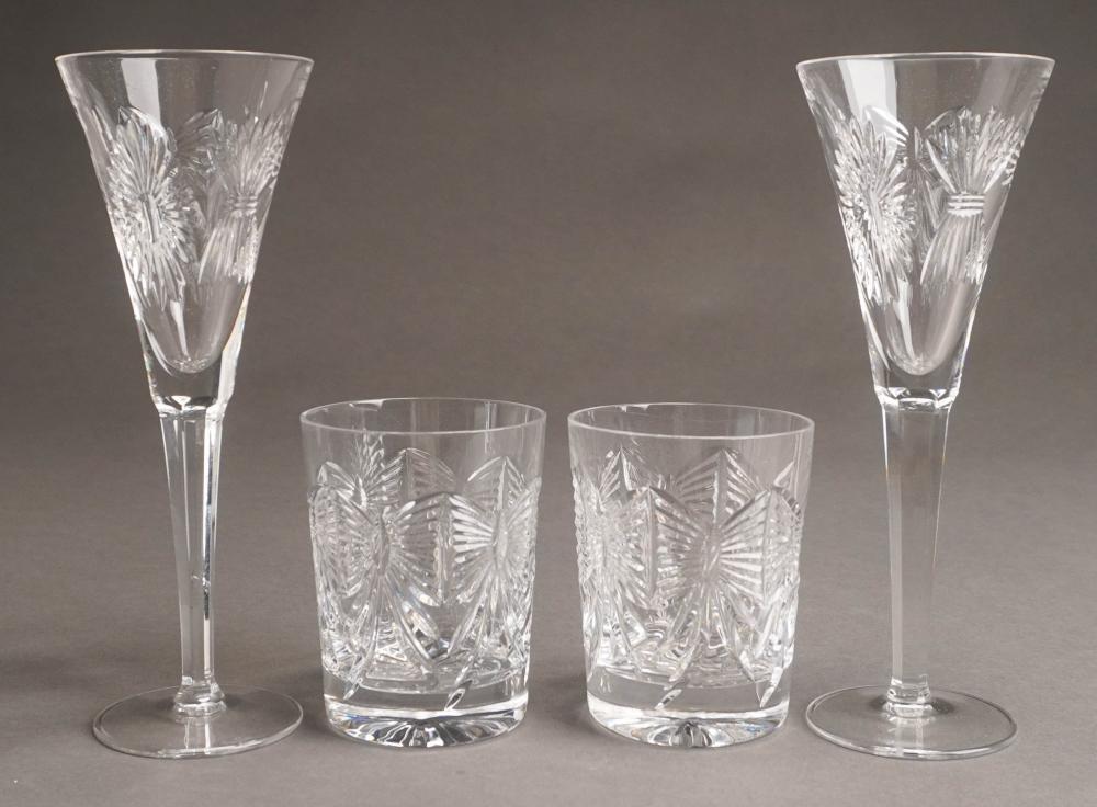 PAIR WATERFORD MILLENNIUM CHAMPAGNE