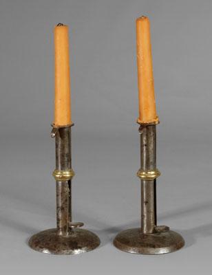 Pair wedding band hog scraper