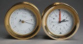 PAIR WEEMS & PLATH BRASS SHIP'