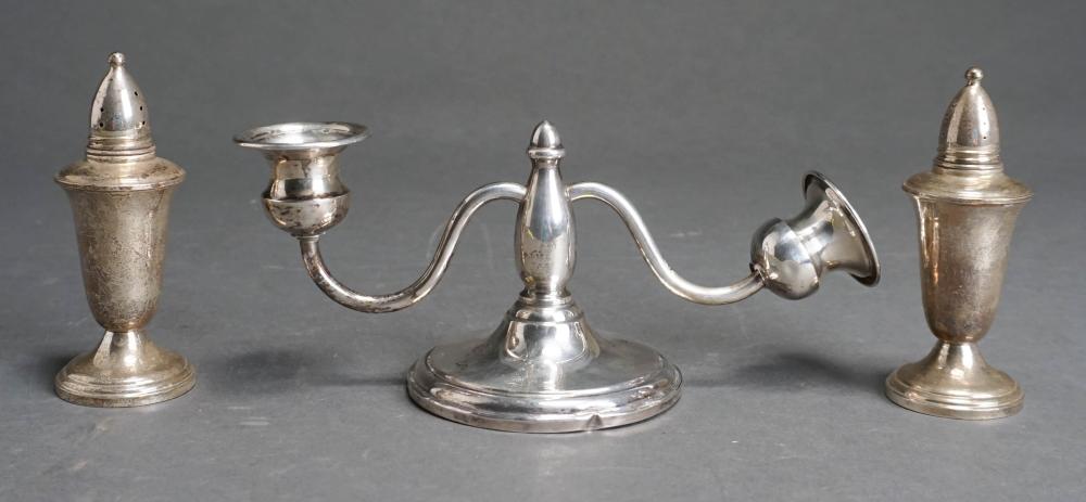 PAIR WEIGHTED STERLING SILVER