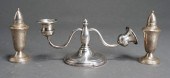 PAIR WEIGHTED STERLING SILVER