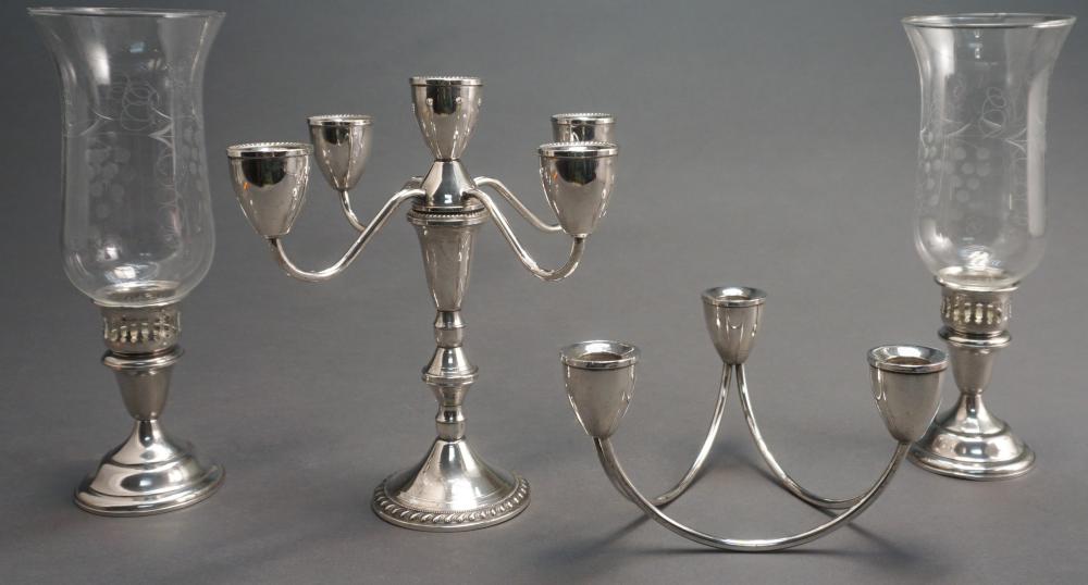 PAIR WEIGHTED STERLING SILVER