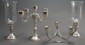 PAIR WEIGHTED STERLING SILVER