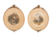 PAIR, WILLIAM HULL WATERCOLOR
