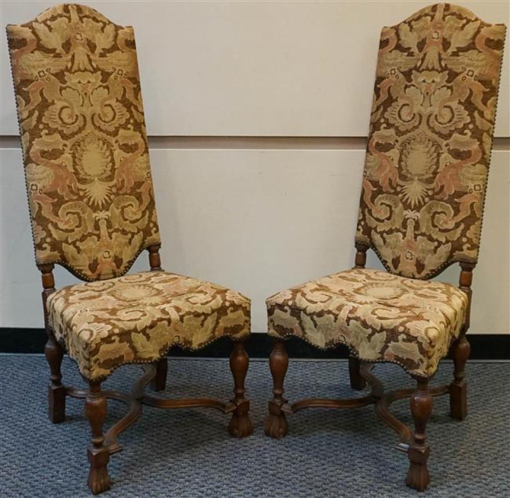 PAIR WILLIAM & MARY STYLE WALNUT
