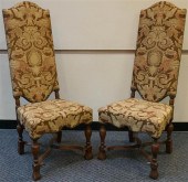 PAIR WILLIAM & MARY STYLE WALN