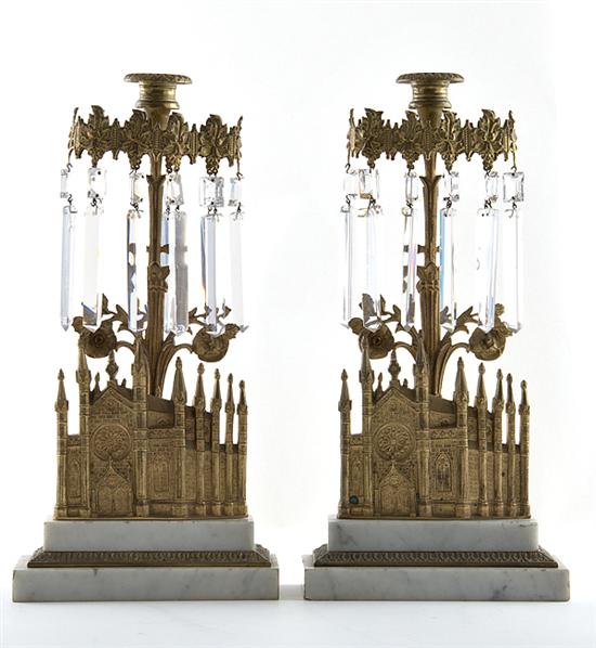 Pair William Shaw single-light