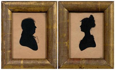 Pair Williams silhouettes (Henry