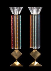 PAIR YAAKOV AGAM CRYSTAL SABBA