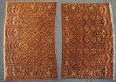 PAIR YOMUT TURKOMAN BAGFACES,