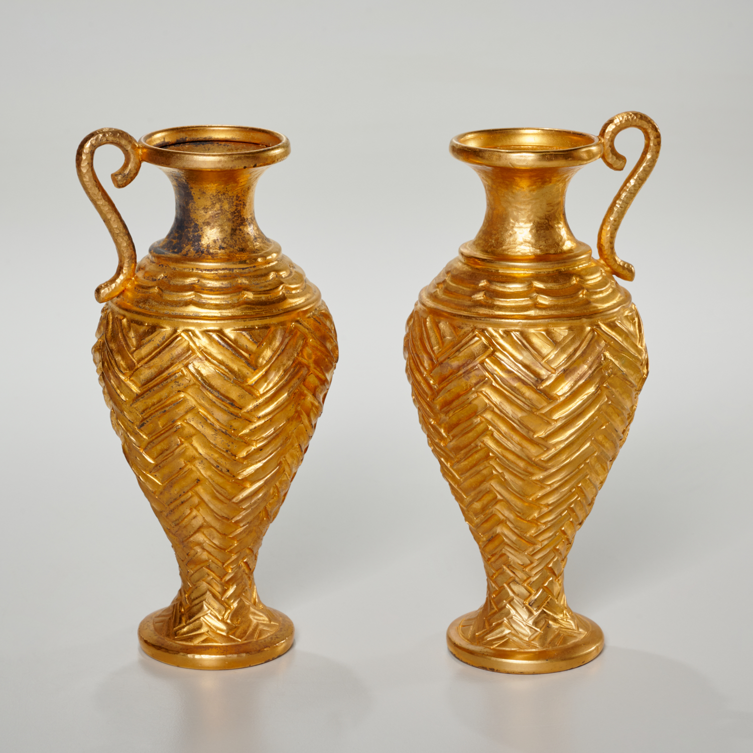 PAIR ZOLOTAS GREEK GILT STERLING