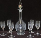 PAIRPOINT ENGRAVED DECANTER SE